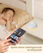 Baby Basic Noise Accessories Baby Sound Machine Art.279966 White  Digitāla ierīce ar skaņam