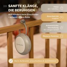 Baby Basic Noise Accessories Baby Sound Machine Art.279967 White  Digitāla ierīce ar skaņam