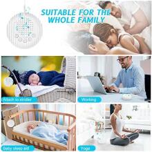 Baby Basic Noise Accessories Baby Sound Machine Art.279969 White Портативная звуковая машина со шнурком и звуковыми эффектами