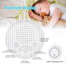Baby Basic Noise Accessories Baby Sound Machine Art.279969 White Портативная звуковая машина со шнурком и звуковыми эффектами