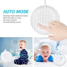 Baby Basic Noise Accessories Baby Sound Machine Art.279969 White Портативная звуковая машина со шнурком и звуковыми эффектами