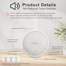 Baby Basic Noise Accessories Baby Sound Machine Art.279969 White Портативная звуковая машина со шнурком и звуковыми эффектами