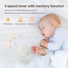 Baby Basic Noise Accessories Baby Sound Machine Art.279969 White Портативная звуковая машина со шнурком и звуковыми эффектами