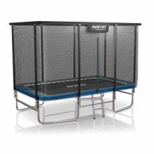 Прямоугольный батут 14x10ft/427x305cm с внешней сеткой и лестницей Neo-Sport