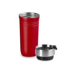 Thermo mug ON THE GO 350ml red