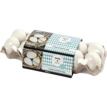 Creativ eggs, white, 12 pcs.