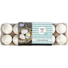 Creativ eggs, white, 12 pcs.
