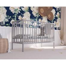 Bocian Baby Cot Magda 120x60 Art.280151 White Children's wooden crib 120x60 cm