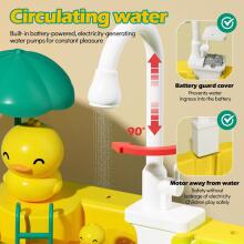 Play Sink Toy Art.280158 Yellow Кухонная раковина с аксессуарами