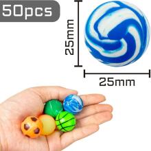 Kidsworld Ball Art.280240   Kaučuka bumbiņa  1gb.  (2.5cm)