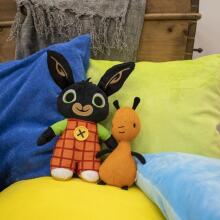Bing ToyS and Flop Art.BNG43000  High-quality soft plush toy Bing, 25 cm + Flop 19 cm