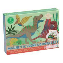 Magnētiskā spēle un zīmēšanas komplekts, Dinozauri