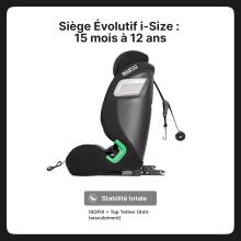 Sparco Isofix I-Size Art.SK5000i Grey Bērnu autokresls (9-36 kg)  76-150cm