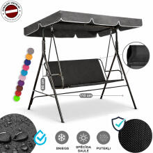 Z-HOME, 110 × 90 cm, Art.23207K, replacement garden swing seat cover, waterproof base material