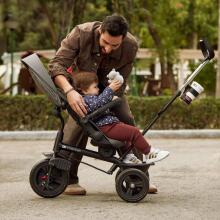 KINDERKRAFT Tricycle ASTON 2 PLUS Grey