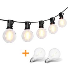 Dārza gaismu virtene 30x LED 20m 9 režīmi dārza lampiņas 9W
