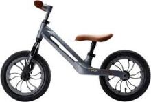 Aga Design Qplay Racer Art.281262 Grey Children's runner bike with a metal frame and inflatable wheels