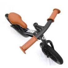 Aga Design Qplay Racer Art.281263 Black  Children's runner bike with a metal frame and inflatable wheels
