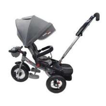 Bebe Basic Schumacher Kid  Air Trike Art.281265 Turkio Детский трехколесный  велосипед c ручкой управления , крышей и надувными колёсами