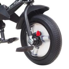 Bebe Basic Schumacher Kid  Air Trike Art.281267  Grey Bērnu  trīsritenis ar rokturi , jumtiņu un piepūšamajiem riteņiem