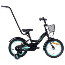 Велосипед - XXV- TOMABIKE 14"  - ПЛАТИНОВЫЙ - ЧЕРНЫЙ / ТУРКУЗ