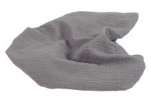 Swaddling blanket - TB0371 - MUSLIN  - size 80x120 - GREY