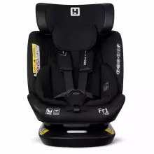 Aga Design Hamilton 360 I-Size Art.FR01 Diamond Black Child car seat 0-36 kg