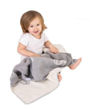 Одеяло - TB0201 - TEDDY - размер 75x100 - СЕРЫЙ