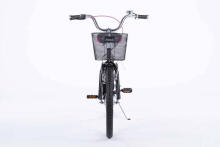 Velosipēds - XXIII - TOMABIKE 18" - CRUISER - MELNS / ROZĀ