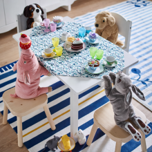 Made in Sweden, children’s table set, table + 2 chairs, Art. 102.016.73B