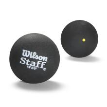 WILSON skvoša bumbiņas STAFF Iepakojumā 2 gb. - yellow dot