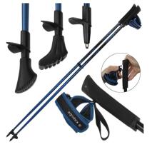 ALPIDEX 100% Graphite Nordic Walking Pole Set 125 cm