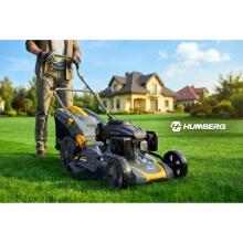 Gasoline Lawn Mower with Drive 51 cm 70 l Loncin 196cc + Humberg HM-601 Oil