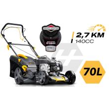 Газонокосилка с приводом 46 см, мульчирование 70 л, 140cc + масло Humberg HM-604