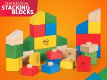 VARIS Stacking Blocks in a cardboard box (230 blocks)