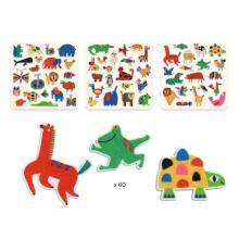 60 felt stickers - Animals everywhere!