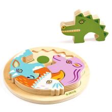 Wooden puzzle - Rondo Rhino