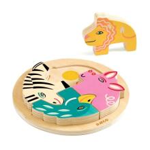 Wooden puzzle - Rondo Leo