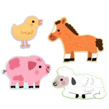 Progressive puzzles - At the farm