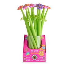 Good Feelings 6 - Gel pen with erasable wobbly flower, 3 assorted