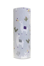 Autiņš - 25097 - TETRA PRINT - EGA - LAMA - PELĒKS / BALTS - izmērs 70x80 cm