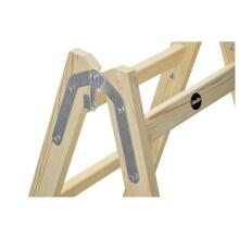 Double-sided ladder H40 StandardLine / wooden / 2x5 steps