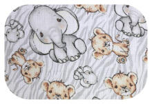 Diaper - 25387 - TETRA DRUK - EGA - SAFARI - GREY - size 70x80 cm