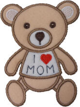 Peldēšanas pārklājs - 217 - TERRY - HAFT -TEDDY BEAR - izmērs 100x100 - ZAĻŠ