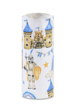 Autiņš - 3766 - TETRA PRINT - EGA - CASLE - ZILS - izmērs 70x80 cm
