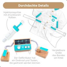Bebe Basic Deluxe Wooden Doctor Set  Art.283923  Комплект для юного/смелого  врача