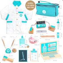 Bebe Basic Deluxe Wooden Doctor Set  Art.283923  Комплект для юного/смелого  врача