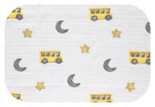 Подгузник - 14275 - TETRA PRINT - EGA - BUS - ЖЕЛТЫЙ - размер 70x80 см