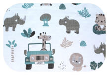 Autiņš - 14459 - TETRA PRINT - EGA - SAFARI - ZAĻŠ - izmērs 70x80 cm