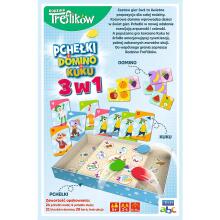 Игра - Семья Трефликов 3 в 1 – Домино, Блохи, Куку Трефлики – Треф 01921